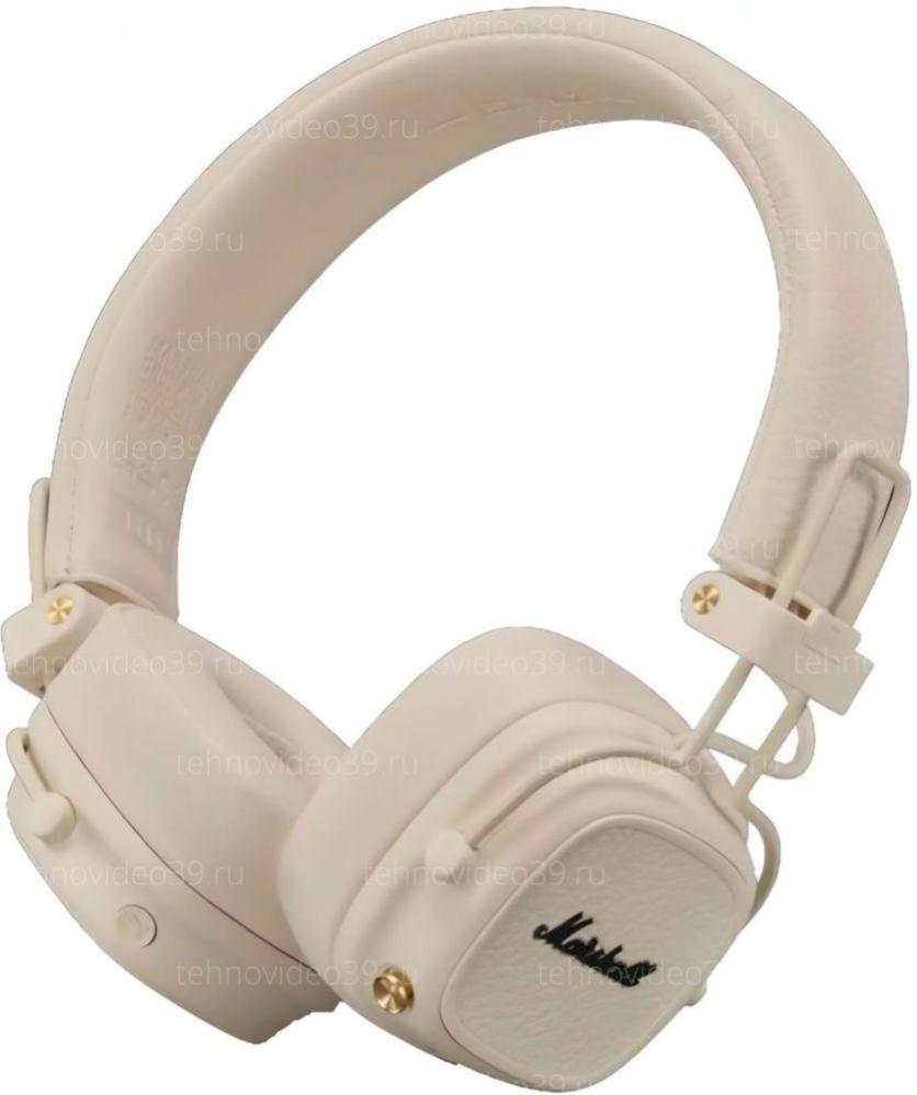 Беспроводные наушники с микрофоном Marshall MAJOR V Cream купить в интернет-магазине ТехноВидео Беспроводные наушники с микрофоном Marshall MAJOR V Cream купить по низкой цене в интернет-магазине ТехноВидео