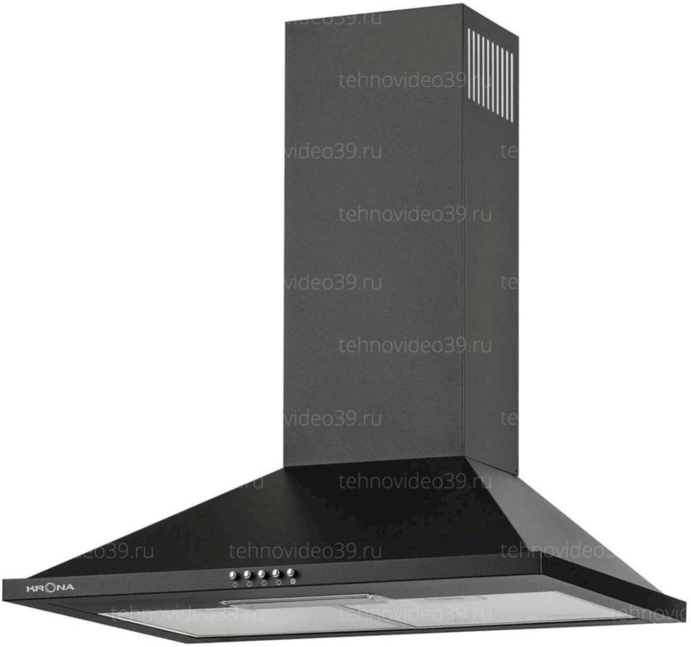 Вытяжка каминная Krona BELLA 600 BLACK PB (00013874) купить по низкой цене в интернет-магазине ТехноВидео Вытяжка каминная Krona BELLA 600 BLACK PB (00013874) купить по низкой цене в интернет-магазине ТехноВидео