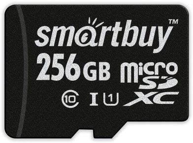 Карта памяти microSDXC 256GB Smartbuy Class 10 UHS I+адаптер SD