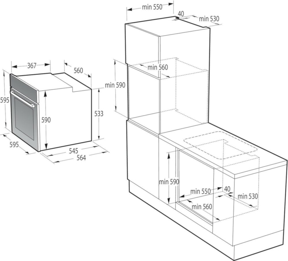 Духовой шкаф Gorenje BOSX6737E03B