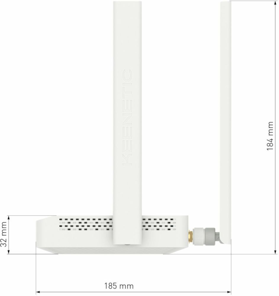 Маршрутизатор беспроводной Keenetic Runner 4G (KN-2212) N300 10/100BASE-TX/4G cat.4 белый