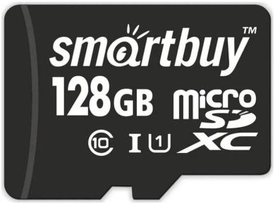 Карта памяти microSDXC 128GB Smartbuy Class 10 UHS I (без адаптера)