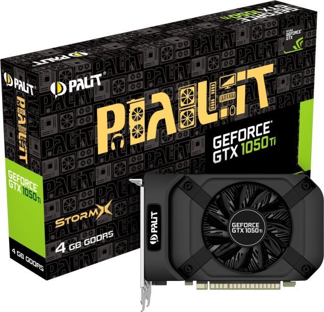 Видеокарта Palit GeForce GTX 1050Ti STORMX 4G GDDR5 (NE5105T018G1-1076F)
