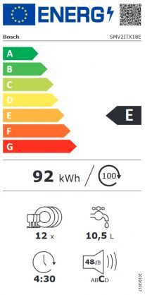 Встраиваемая посудомоечная машина Bosch SMV2ITX18E