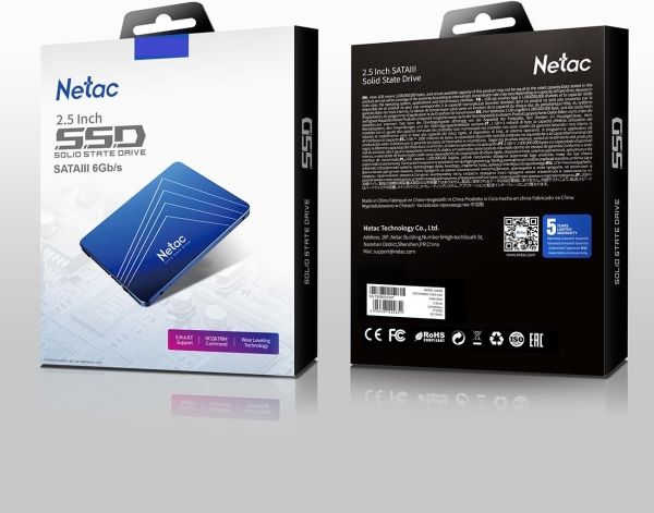 Жесткий диск SSD 512Gb Netac N600S R540 /W490 Mb/s NT01N600S-512G-S3X 280 TBW