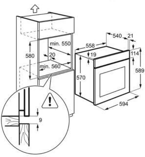 Духовой шкаф Electrolux OCF 5E50Z