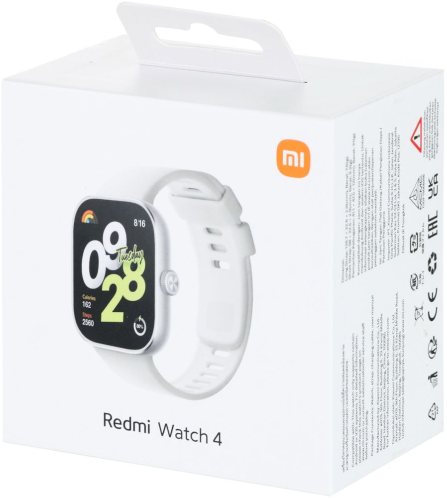 Смарт-часы Xiaomi Redmi Watch 4, белые (BHR7848GL)