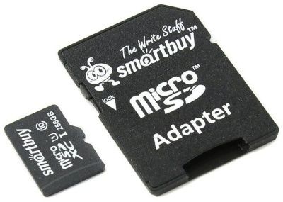 Карта памяти microSDXC 256GB Smartbuy Class 10 UHS I+адаптер SD