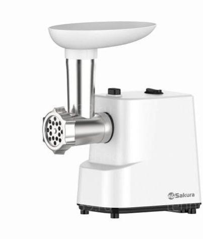 Мясорубка Sakura SA-6429W (белый) купить по низкой цене в интернет-магазине ТехноВидео Мясорубка Sakura SA-6429W (белый) купить по низкой цене в интернет-магазине ТехноВидео