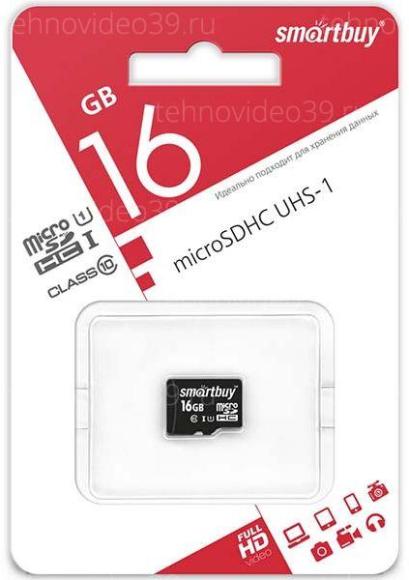 Карта памяти microSDHC 16GB Smartbuy Class 10 (с адаптером SD)LE (SB16GBSDCL10-00) купить по низкой цене в интернет-магазине ТехноВидео