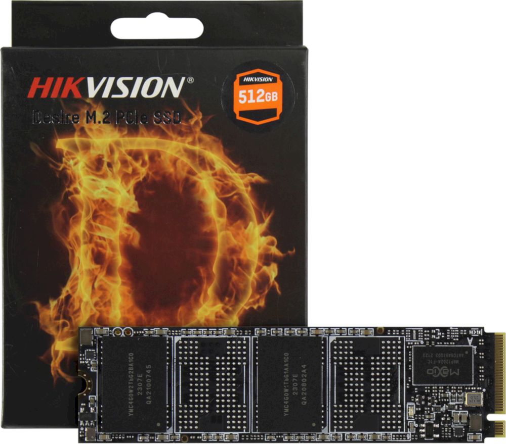 Жесткий диск SSD M.2 512GB Hikvision Desire(P) PCI-E 3x4 R2500/W1025Mb/s HS-SSD-DESIRE(P)/512G DWPD