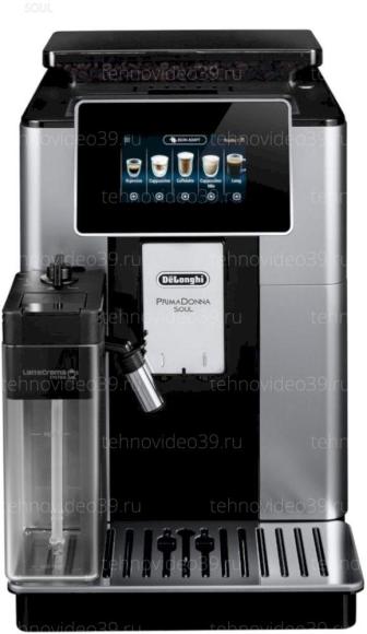 Кофемашина De'longhi PrimaDonna SOUL ECAM610.55.SB купить по низкой цене в интернет-магазине ТехноВидео