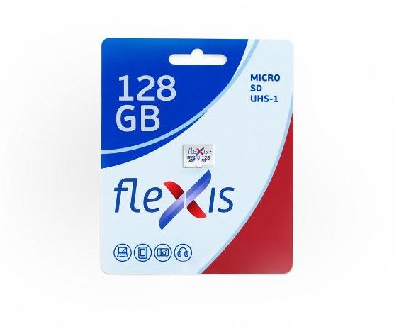 Карта памяти microSDXC 128GB Flexis Class 10 без адаптера (FMSD128GU1)