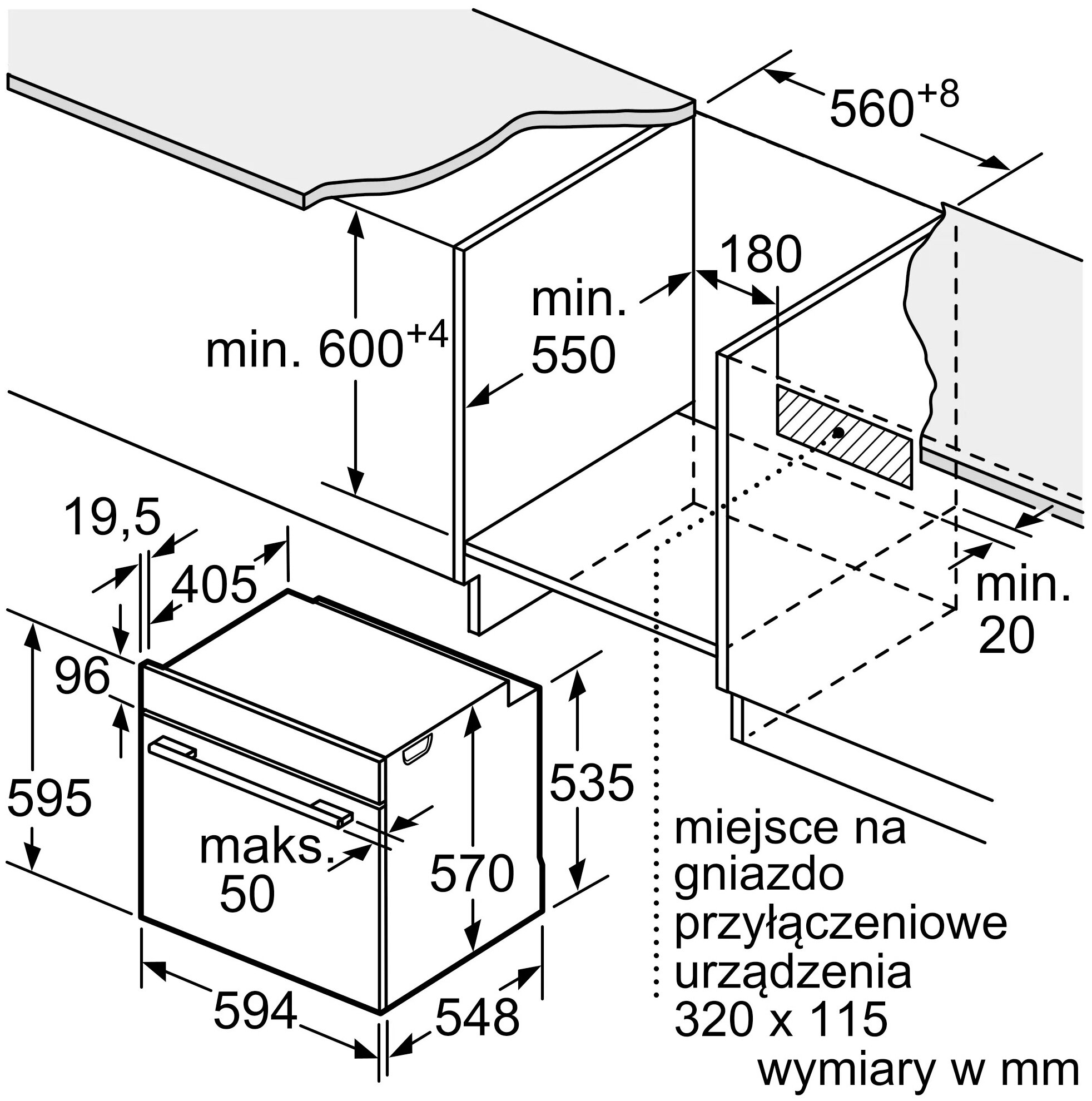 Духовой шкаф Bosch HBA534BW0 белый