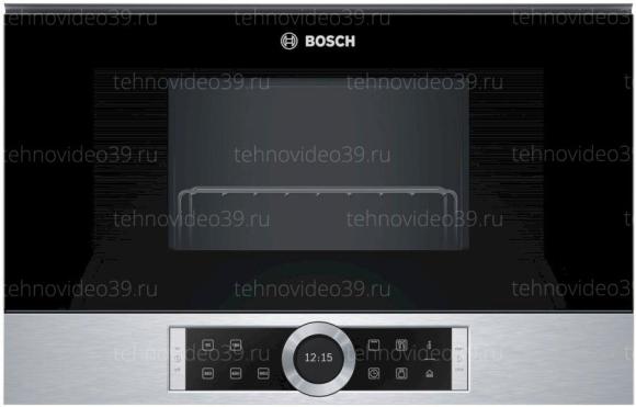 Встраиваемая микроволновая печь Bosch BEL634GS1, серебристый купить по низкой цене в интернет-магазине ТехноВидео