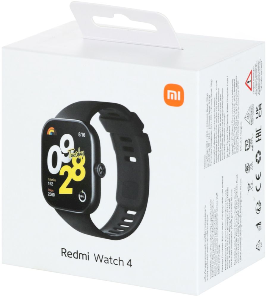 Смарт-часы Xiaomi Redmi Watch 4, черные (BHR7854GL)