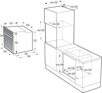 Духовой шкаф Gorenje BOSX 6737E13BG