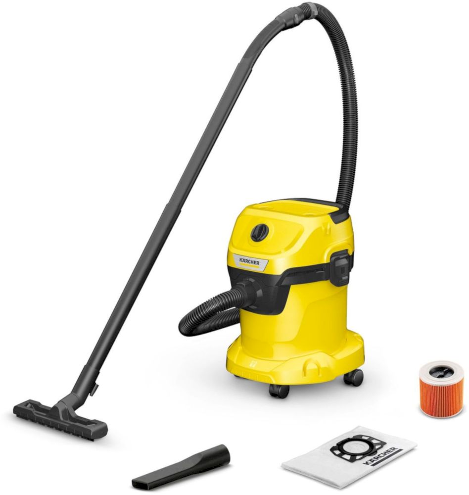 Пылесос Karcher WD 3 V-15/4/20 (1628040) желтый