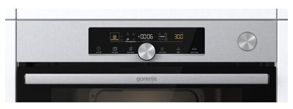 Духовой шкаф Gorenje BSA 6747A04X черный/серебристый