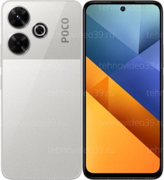 Смартфон POCO M6 8/256Gb, серебристый купить по низкой цене в интернет-магазине ТехноВидео