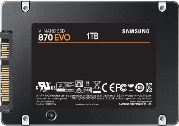 Диск SSD2.5"1000Gb Samsung 870 EVO MZ-77E1T0BW